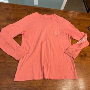 Vineyard Vines Coral long sleeve Tee size medium
